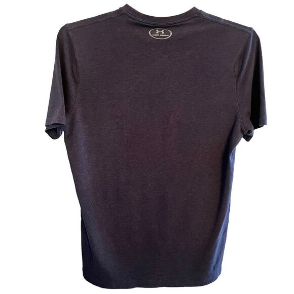 𝅺UNDER‎ Armour Heatgear Mens Athletic Tee Tshirt Size SM Camo Logo - Picture 3 of 5